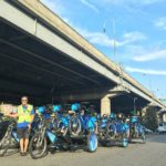 Pedal Truck carrying Citi Bikes bike share in New York City