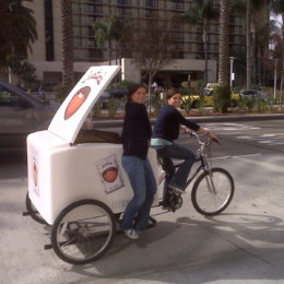 Delivery trike for transporting your products