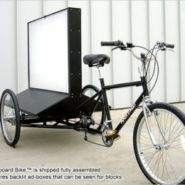 billboard bike great way to advertise