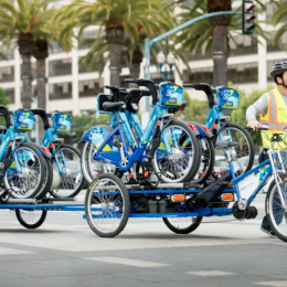 bike share pedal truck