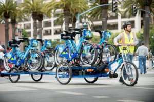 bike share pedal truck